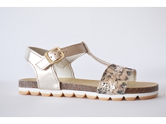 50860002 ECHALOTTE:CUIR/OR.ARGENT.BRONZE//