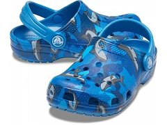 J4224A . J S STRADA A 206147 CLASSIC SHARK CLOG:PLASTIQUE/BLEU//