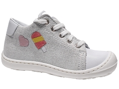 ZOE JESKIMO:CUIR/BLANC//