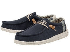 BAMBA WALLY BREAK STITCH:TEXTILE/MARINE//