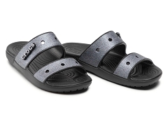 F1341 . HABANA 207769 . CLASSIC CROCS GLITTER II SANDAL:PLASTIQUE/OR.ARGENT.BRONZE/CROCS/