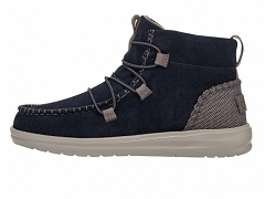 U SNAKE L . U4207L ELOISE GRIP SUEDE:VEL + NUB/MARINE//