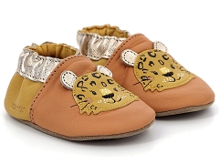 BAMBA LEOPARDO:CUIR/BRUN MOYEN//