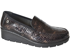 CLAUDIA POLYNEO . 25517 DACOR:VERNIS (CUIR+SYNT)/NOIR//