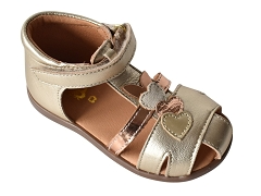 ALICE DENIM . 25217 ENITA:CUIR/OR.ARGENT.BRONZE//
