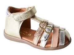 63CB2JE905 . JOHANNA BABELLA:CUIR/OR.ARGENT.BRONZE//