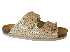 IONIO . U35DZA RITRES:TRESSE (CUIR+SYNT)/OR.ARGENT.BRONZE//