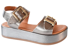 24SAYP01 GANA:CUIR/OR.ARGENT.BRONZE//