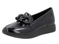 376 D0H10:VERNIS (CUIR+SYNT)/NOIR//