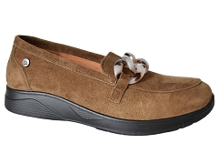 11745 BAYA LINED KID NURIA:VEL + NUB/KAKI//