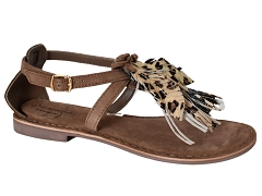 JPRBLUWARREN . 12216394 RABACHEUR:CUIR/MARRON//