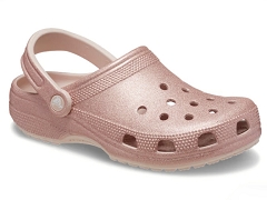 1256103 205942 . CLASSIC GLITTER CLOG:PLASTIQUE/ROSE//