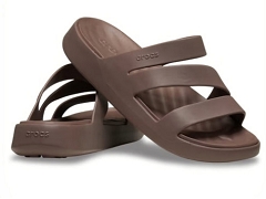 SN2505 209587 . GETAWAY STRAPPY:PLASTIQUE/MARRON//