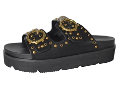 SN2505 POLA BUCKLE . PLS90679:SYNTHE./NOIR//