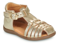 PARINA ZEBRA KAYIA:CUIR/OR.ARGENT.BRONZE//