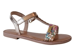  BAMBA<br>CUIR OR.ARGENT.BRONZE  