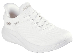 SKECHERS SLIP INS . BOBS SPORT SQUAD . 117497<br>Blanc