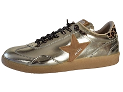 65CB2PU100 . FELICITE C1385 SRA:CUIR/OR.ARGENT.BRONZE//