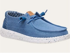 DUDE WENDY CHAMBRAY GRID<br>Bleu
