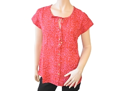 10001 CLASSIC L80256 . BLOCK CREPE:ROUGE//