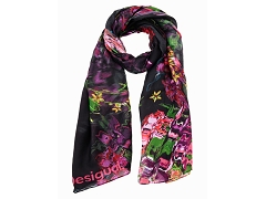 MIKKA BRAIDED 23WAWA21 . FLORES LIQUID:NOIR//