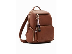 CLAUDIA FELICITA . 25517 23WAKP15 . HALF LOGO CHESTER:SYNTHE./MARRON//