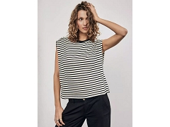 4146975 . SLIM GLITTER II TRENNY STRIPES . 24124769:NOIR//