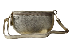 B554DA . BIGLIA C040.01:CUIR/OR.ARGENT.BRONZE//