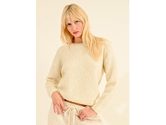 FOULARD SOIE LAL497C:BLANC//