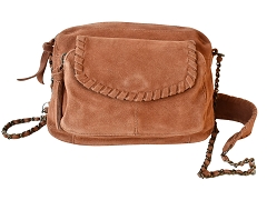 PIECES 17156629  PCSALLI SUEDE<br>Marron