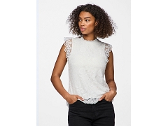 PIECES 17120454 . PCOLLINE SL LACE<br>Blanc
