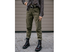 L50244 JOYCE VELUTO . 25445:KAKI//