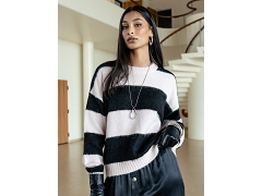 FREEMAN T.PORTER PHELICIA STRIPES . 26326004<br>Rose et violet