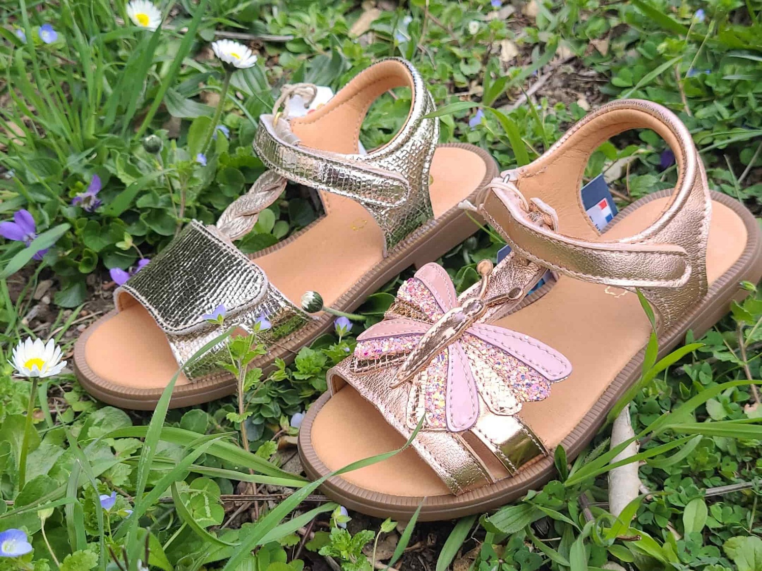sandales gbbb-nu pied gbb-farena-harmonie