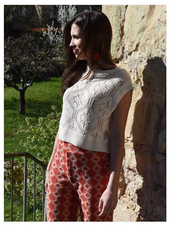 top tiffosi tulipe-top crochet