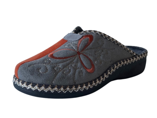 Maison espadrille femme 4205 jaune et orange