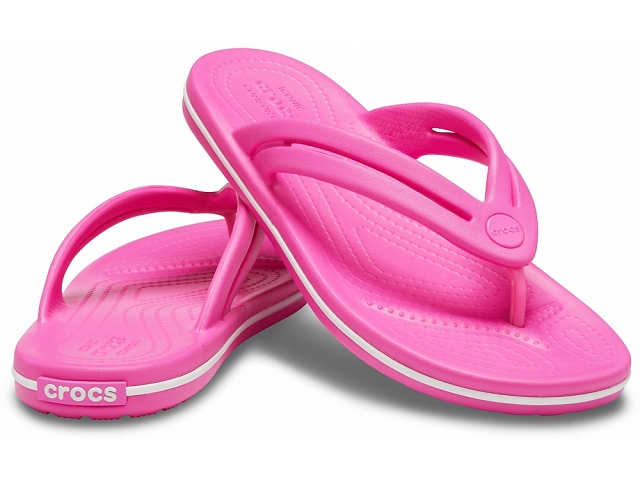 Crocs europe divers 206100 crocband flip rose et violet