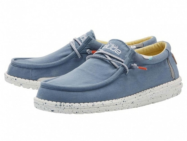 Dude drooth homme wally washed bleu5921603_3