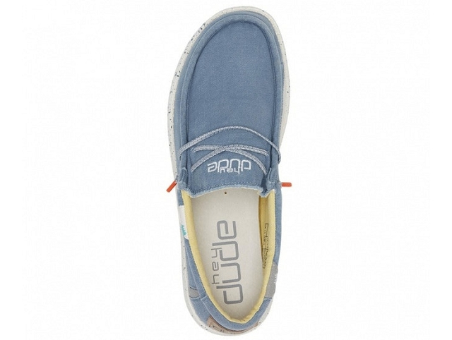 Dude homme wally washed bleu5921603_6
