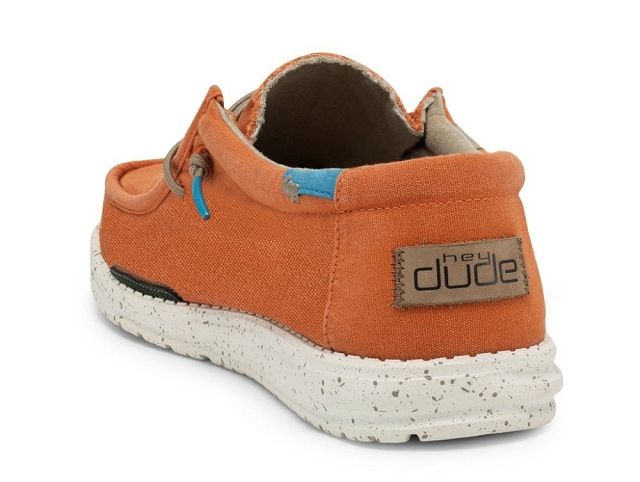 Dude homme wally washed jaune et orange5921605_4