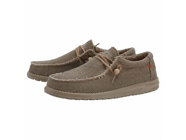 Dude homme wally natural beige
