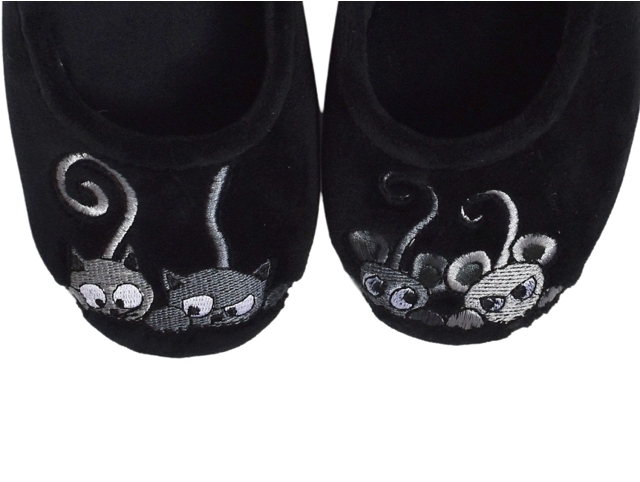 Maison espadrille femme 6046 noir5966701_4