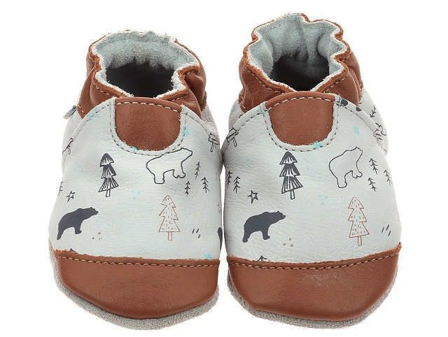 Robeez bebe wintering bear marron