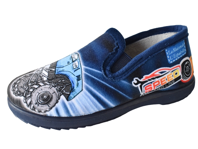 Maison espadrille garcon 6320 bleu