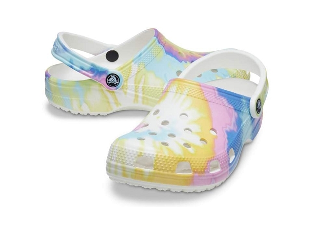 Crocs europe divers 205453 classic tie dye graphic coloris assortis