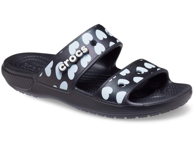 Crocs europe divers 207680 classic crocs heartprint noir6057601_2