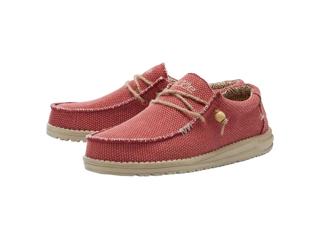 Dude drooth homme wally braided rouge6064301_2