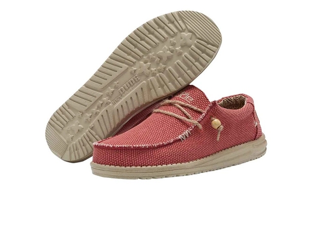 Dude drooth homme wally braided rouge6064301_3