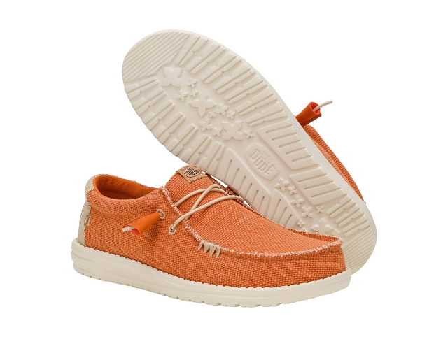 Dude homme wally braided jaune et orange6064309_3