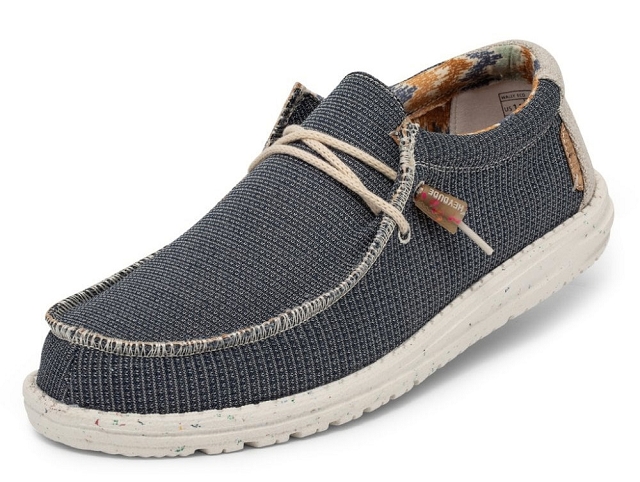 Dude homme wally knit bleu